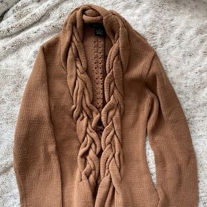 BCBG Tie Cardigan
